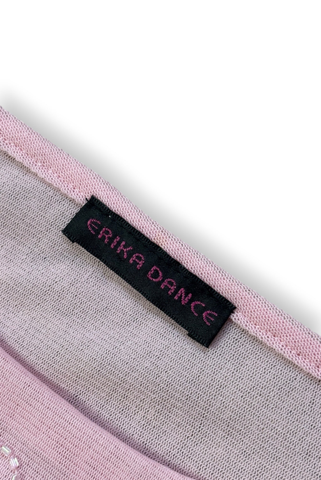 Pink Sequin Embroidered Mesh Cami Top