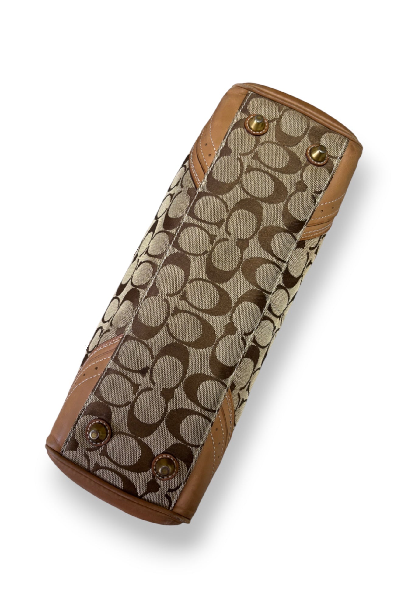 Coach Brown Monogram Handbag