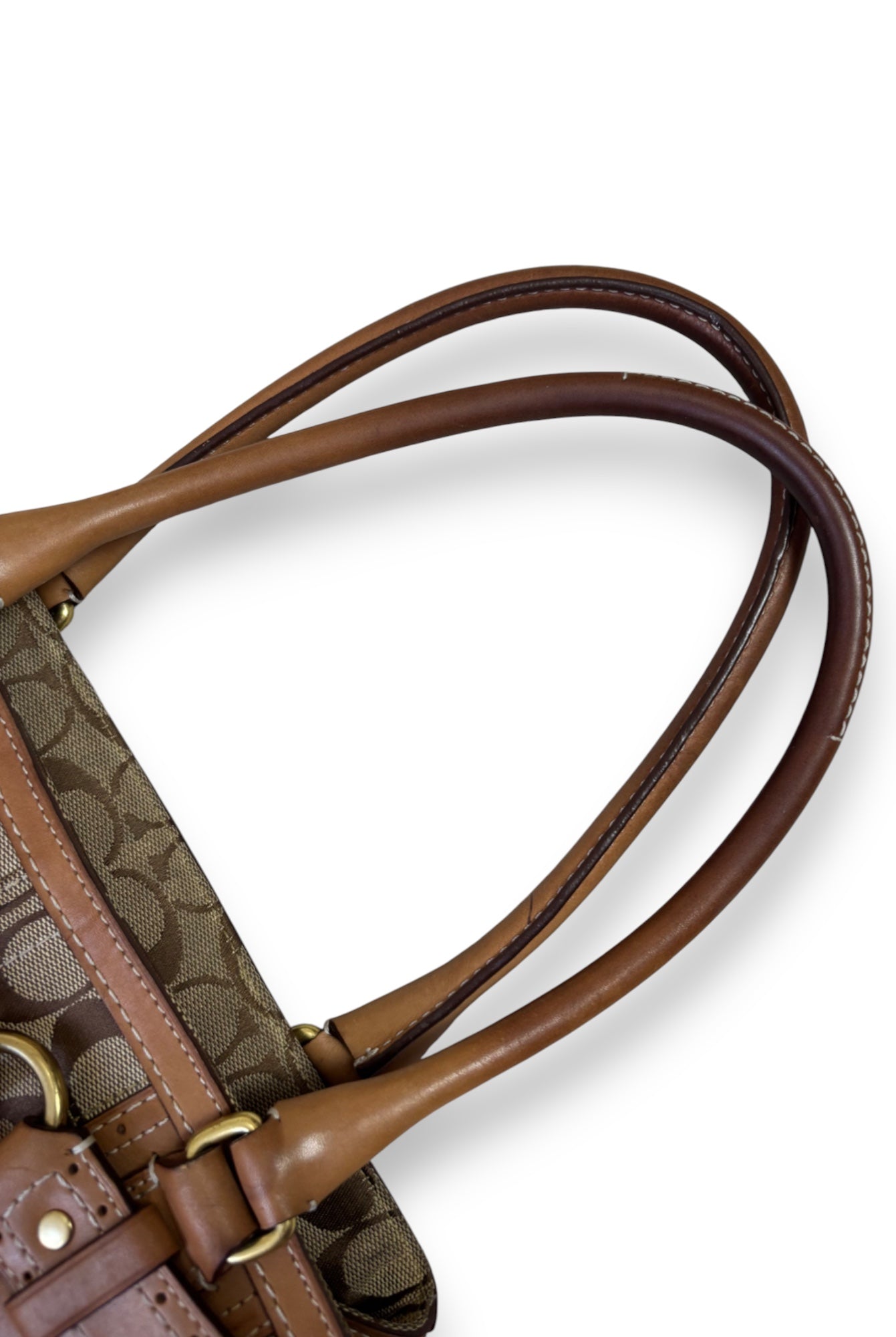 Coach Brown Monogram Handbag