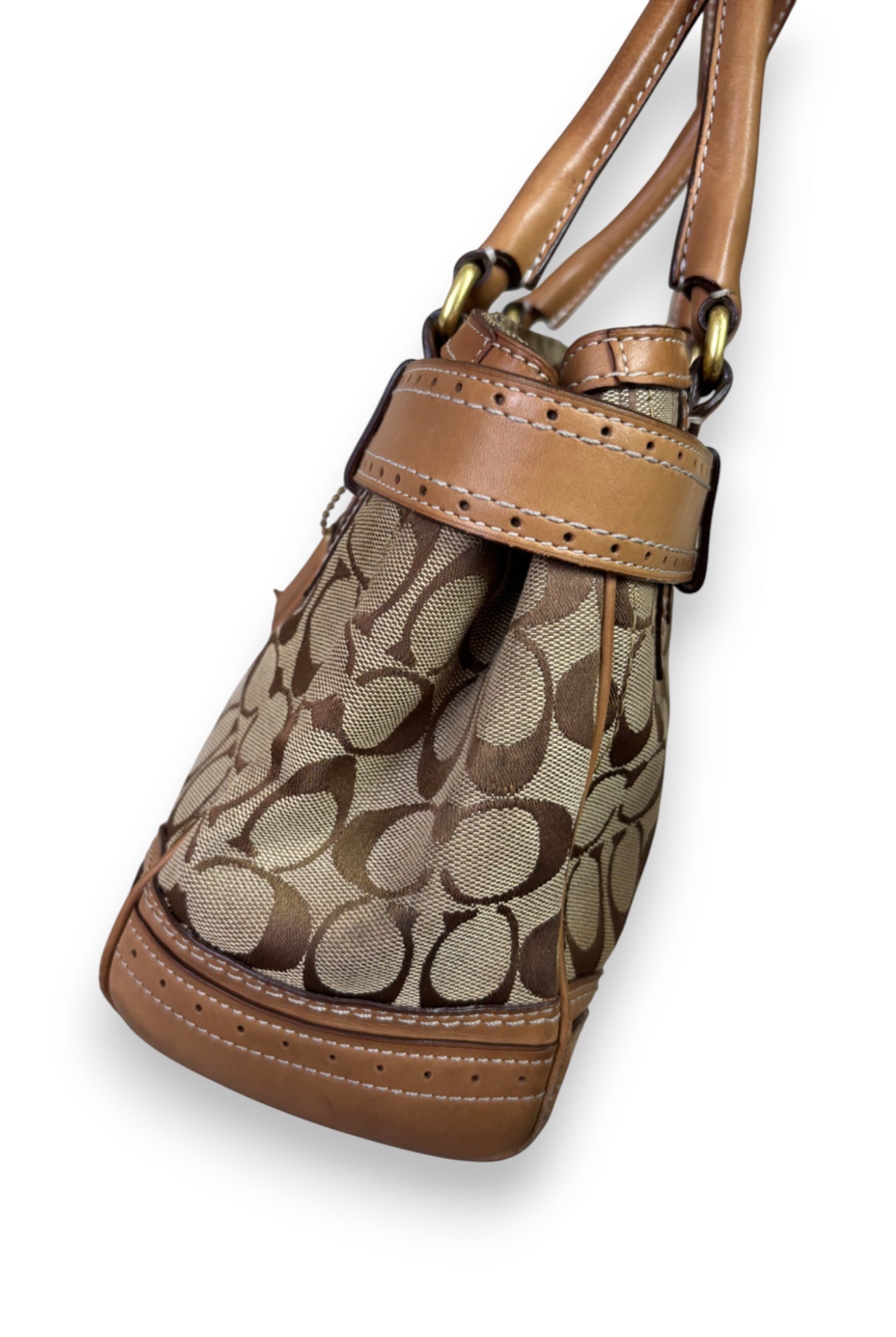 Coach Brown Monogram Handbag