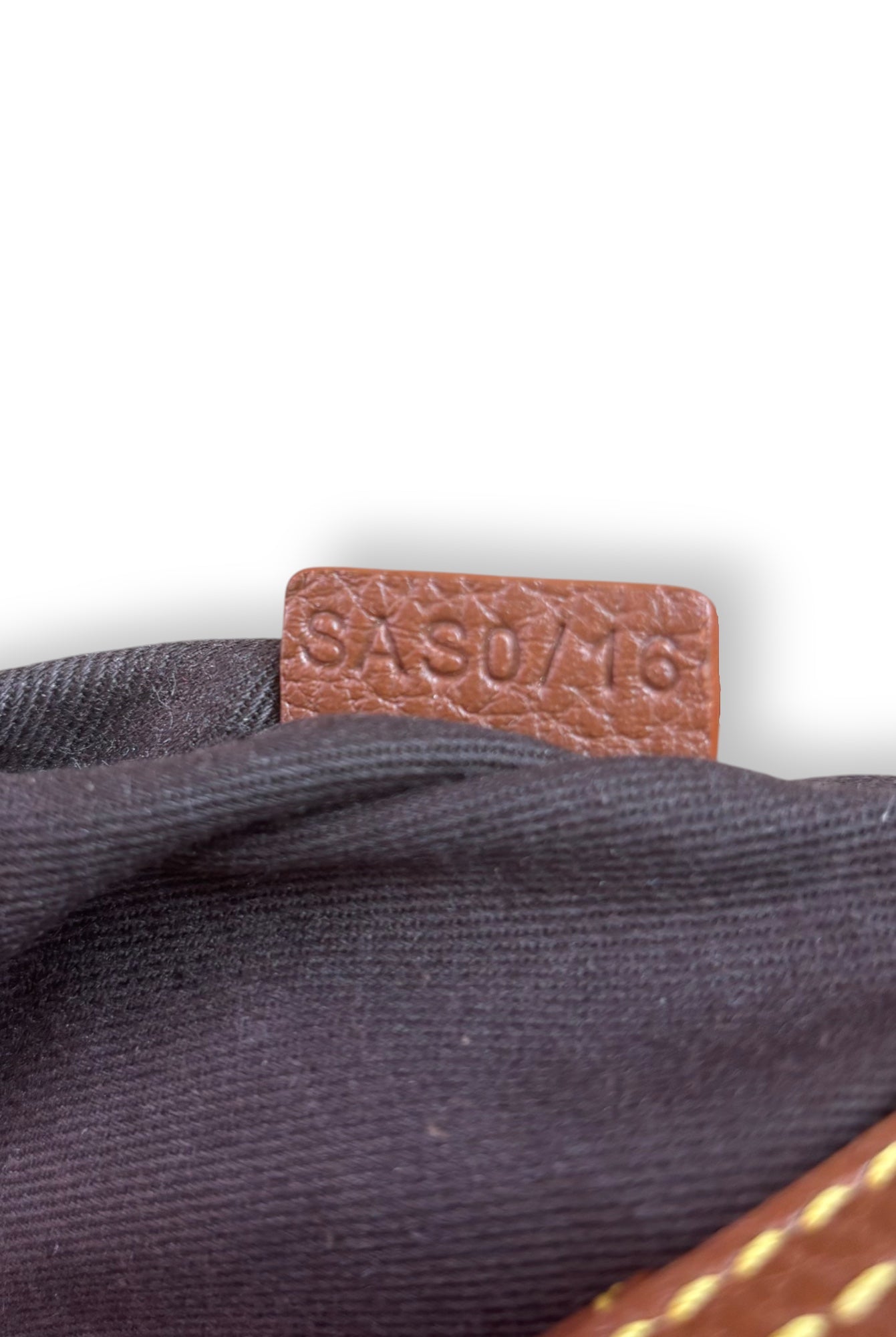 Celine Blue Denim & Brown Leather Shoulder Bag