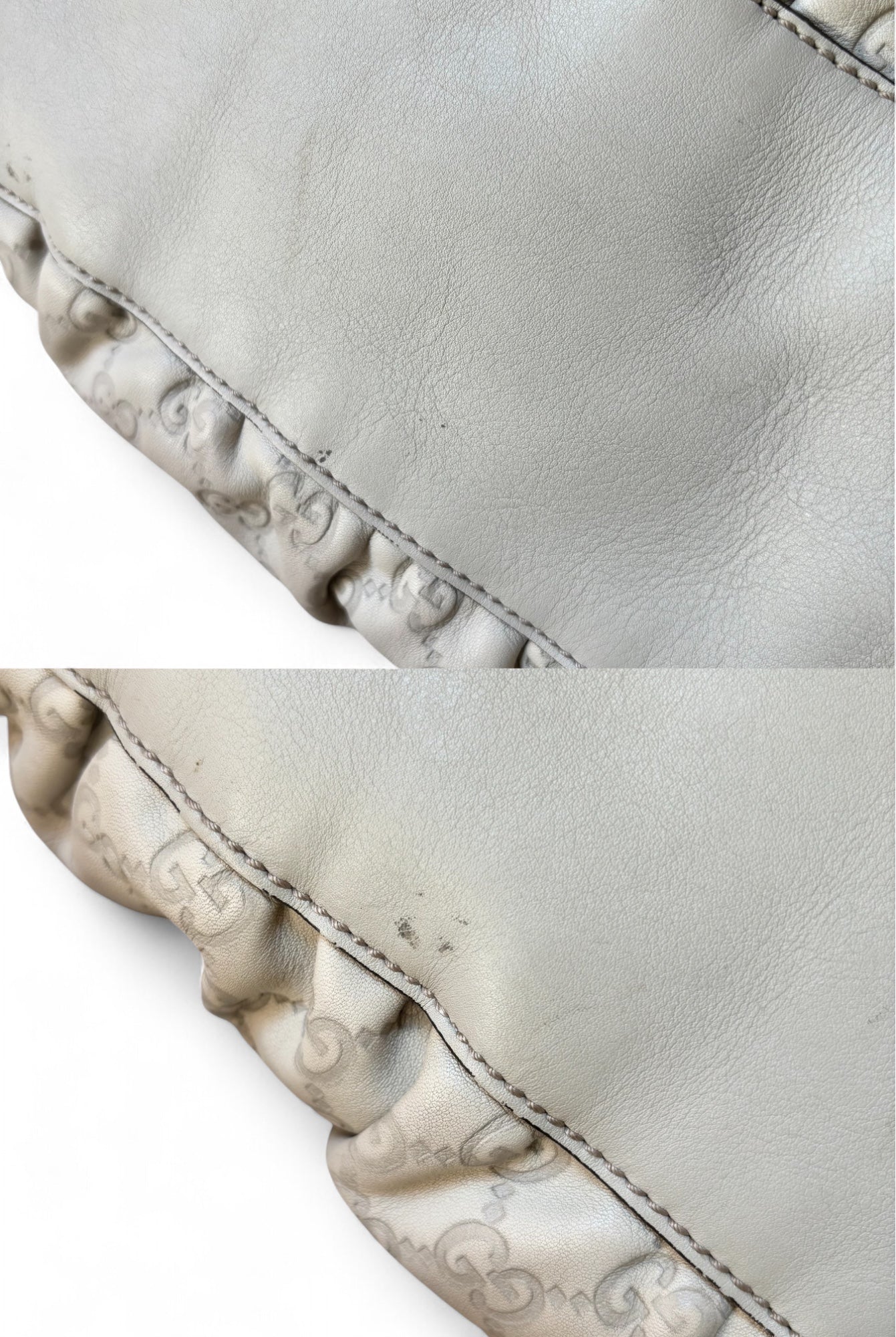 Gucci Cream Abbey D Ring Shoulder Bag
