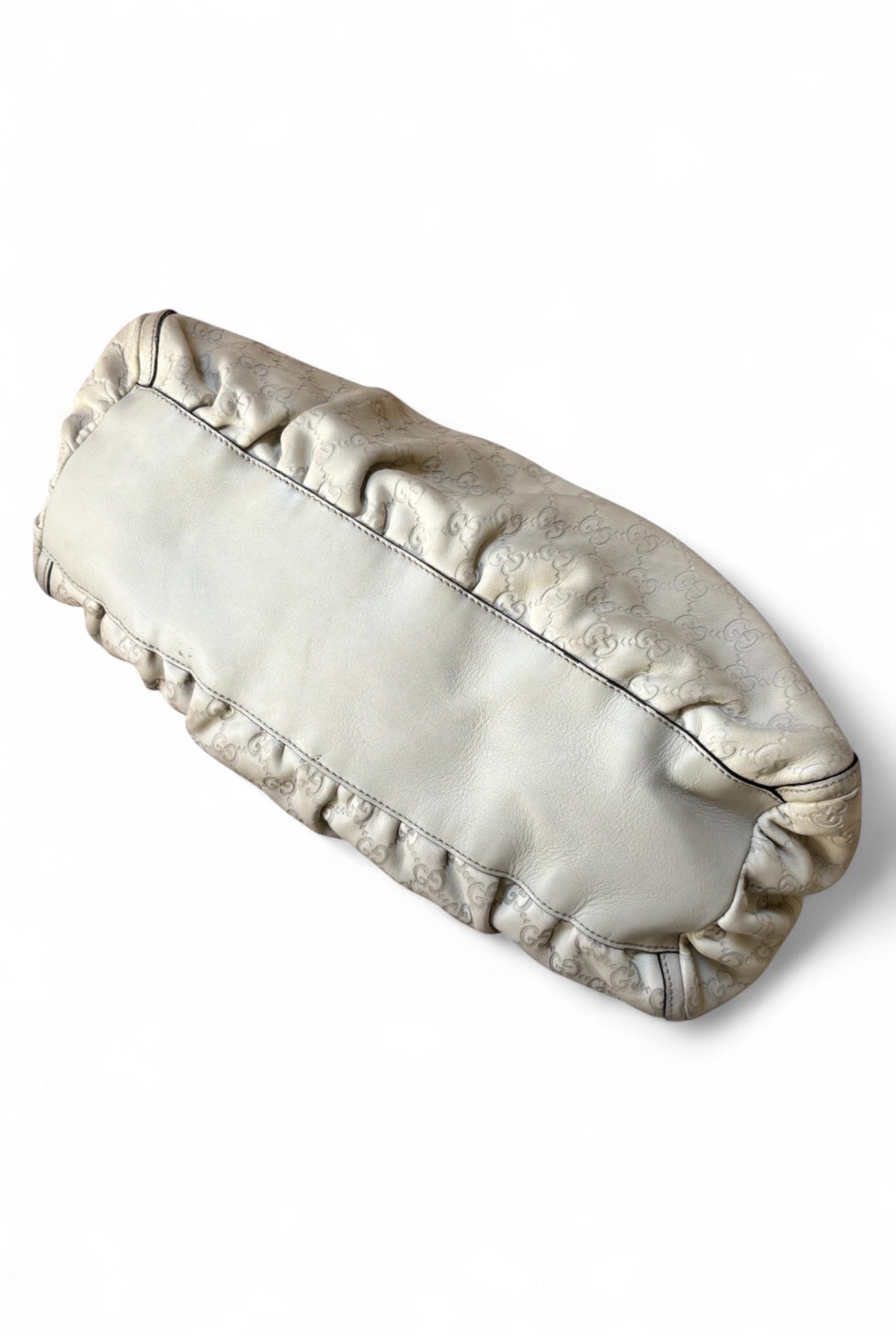 Gucci Cream Abbey D Ring Shoulder Bag